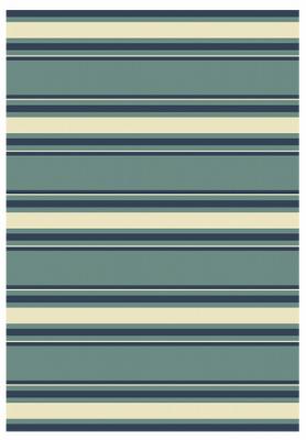 8x10 BLU Stripes Rug