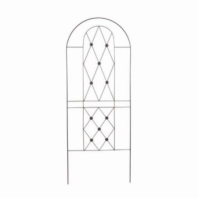 69" BLK Button Trellis