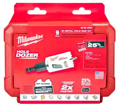 9PC GP Hole Saw Kit