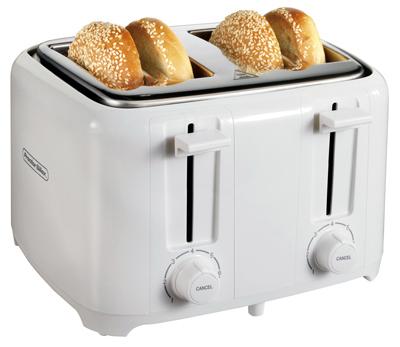 4 Slice WHT Toaster