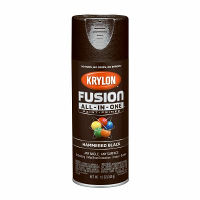 12OZ BLK Hammered Paint