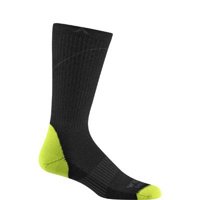 2PK MED BLK Crew Socks