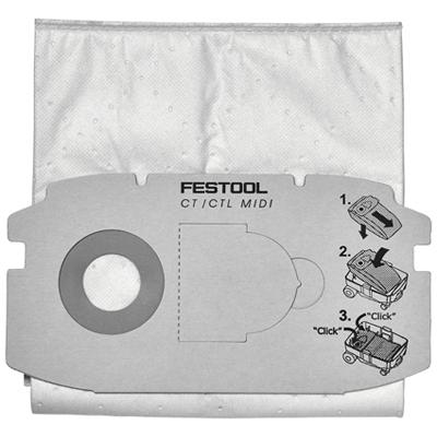 5PK Cloth Filter Bags