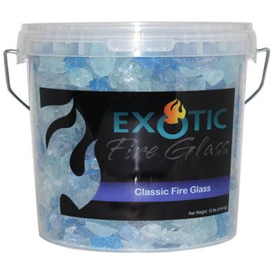 12LB Bah BLU Fire Glass