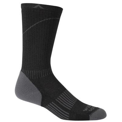 2PK XL BLK Crew Socks
