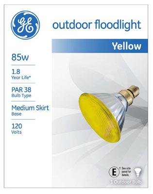 GE85W YEL Out FLD Bulb