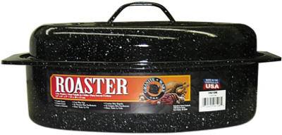 4LB BLK Oval Roaster