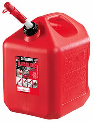 5GAL RED Plas Gas Can