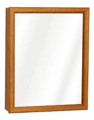 16x20 Oak Med Cabinet