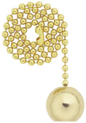 12" BRS Ball Pull Chain