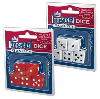 Imperial 5PK WHT Dice