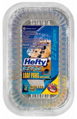 4PK Foil Loaf Pan