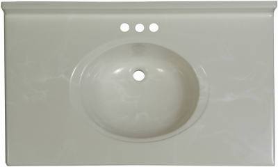37x22 WHT Vanity Top