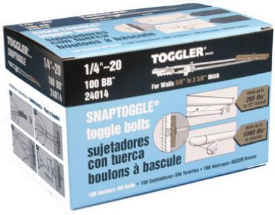 100PK1/4-20 BB TOG Bolt