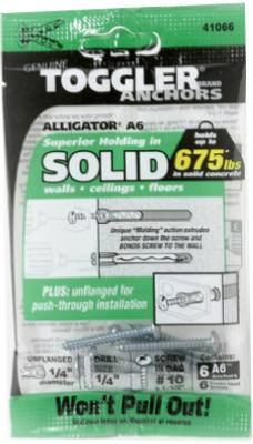 6PK 1/4" A6 Anchor