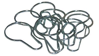 12PC NI SHWR Curt Pin
