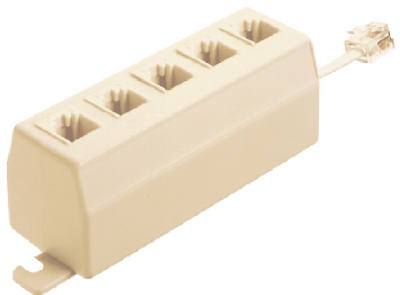 5 Phone Jack Strip