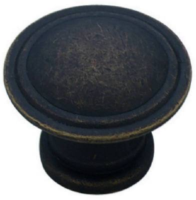 1" Oil BRZ Ridge Knob