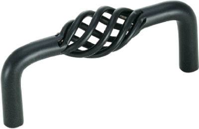 3" BLK Bird Cage Pull