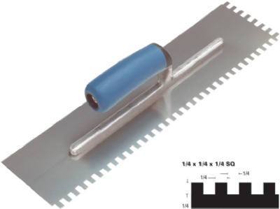1/4x1/4x1/4 NotchTrowel