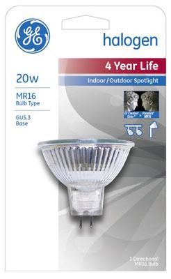 GE20W Halo FLD Bulb