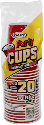 20CT 18oz Plas Bev Cup