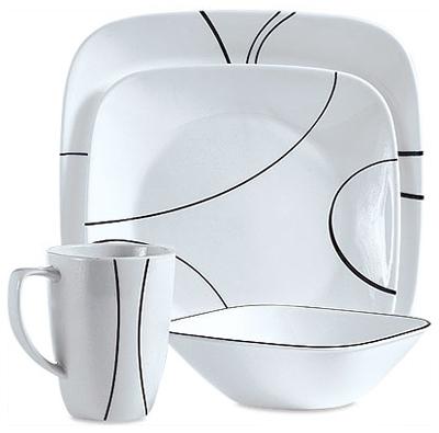 16PC SQ Dinnerware Set