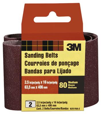 2PK 2-1/2x16 80G Belt