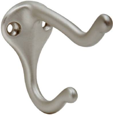 3" Sat NI Coat/Hat Hook