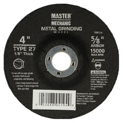 MM4x1/8x5/8MTLGrinWheel