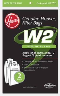 2PK WT2 Repl Hepa Bag