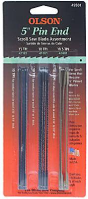 18PK 5" Pin Blade ASSTD