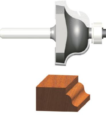 5/32" Roman Ogee