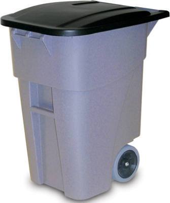 50GAL GRY Trash Can