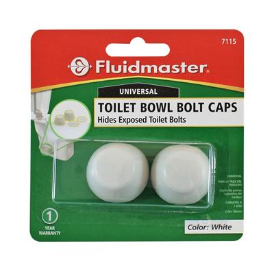 2PK WHT Toilet Bowl Cap
