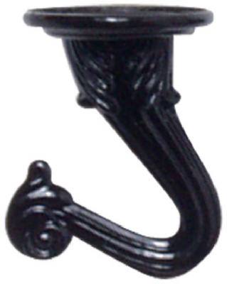 2PK BLK Swag Hook