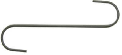 2PK 12" BLK GDN S Hook