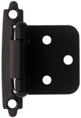 FLT BLK Overlay Hinge