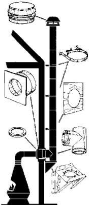 6"Through Wall Chim Kit