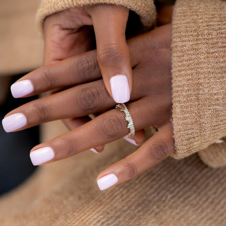Cityscape iternity ring with needle Bagute daimonds