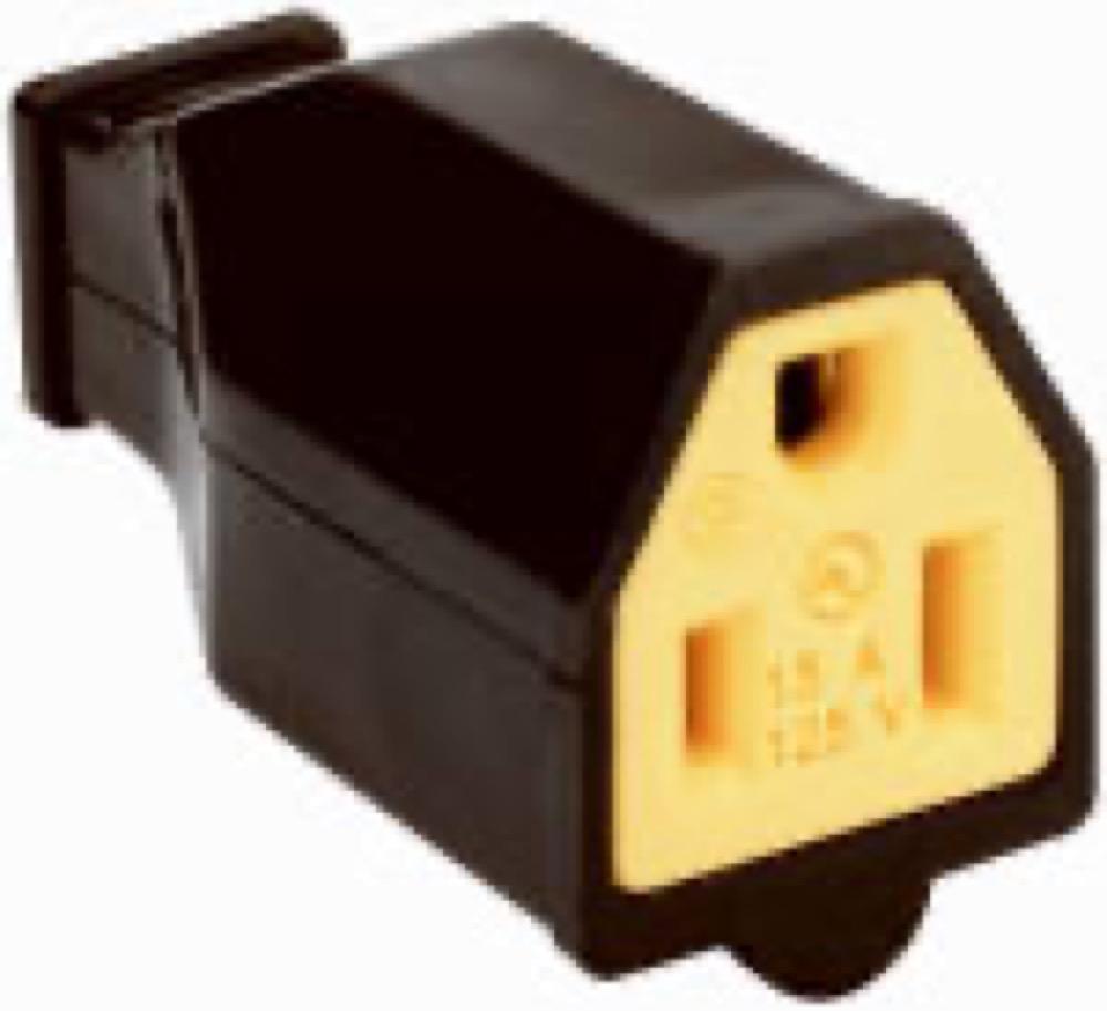 15A 125V BLK Connector