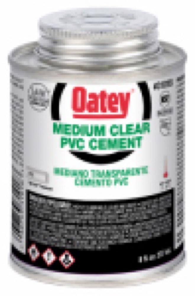 8OZ CLR MED PVC Cement