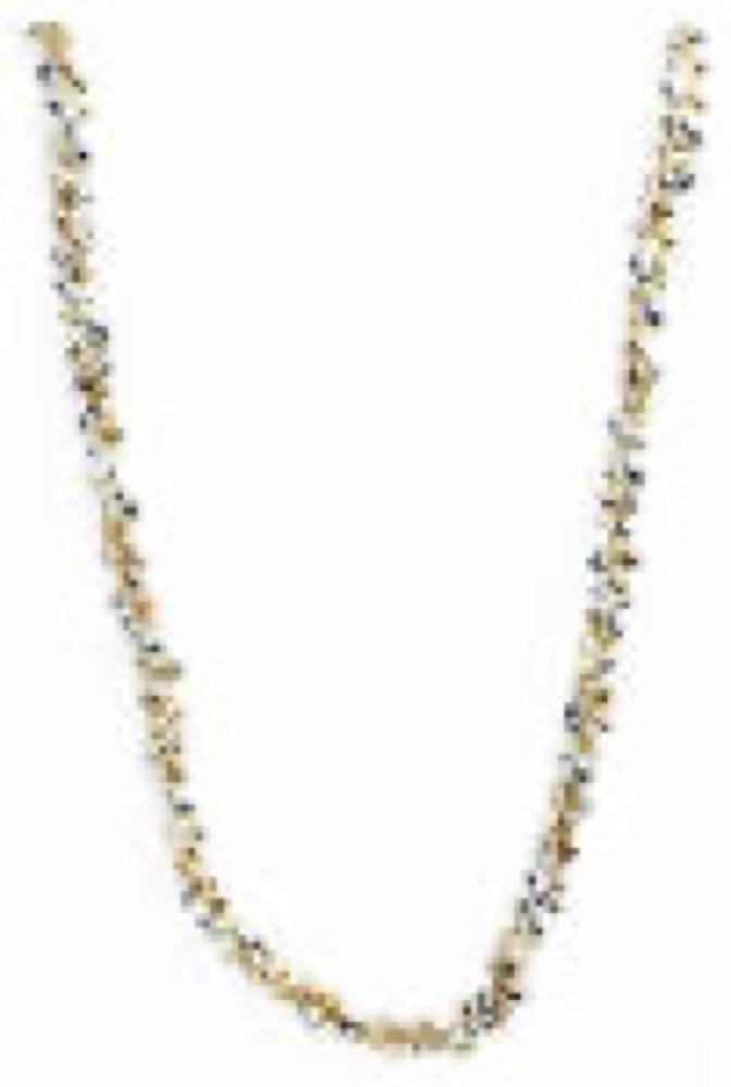 8'GLD TwistBead Garland