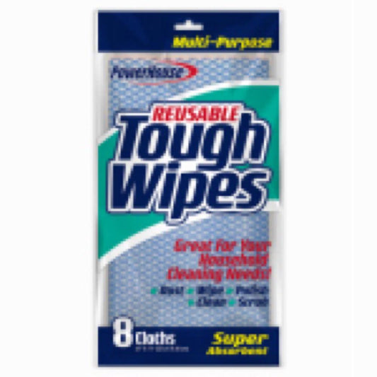 8PK Reusabl Tough Wipes