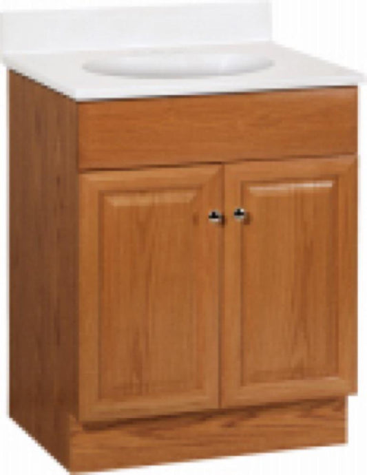 24-1/2x18-1/2Oak Vanity