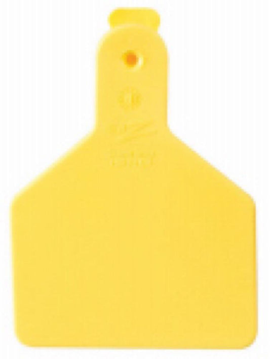 25PK 1PC YEL Calf Z Tag