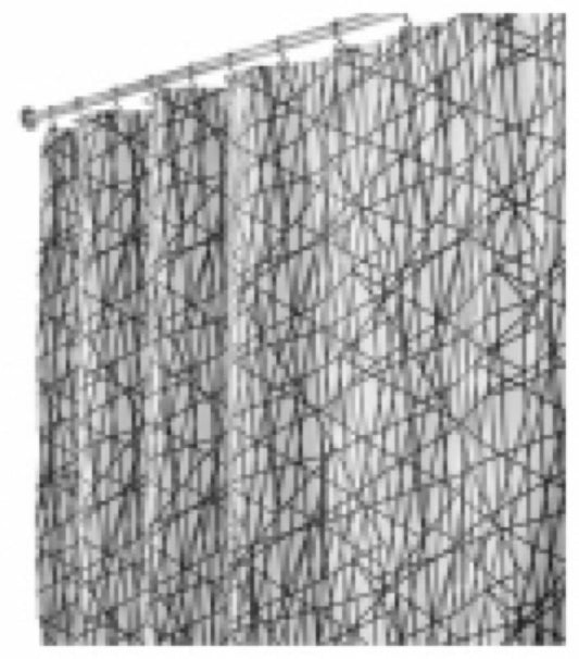 Abstract SHWR Curtain