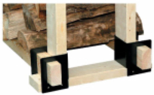 4PC Log Rack Brackets