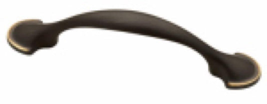 3"BRZ/GLD Half RND Pull