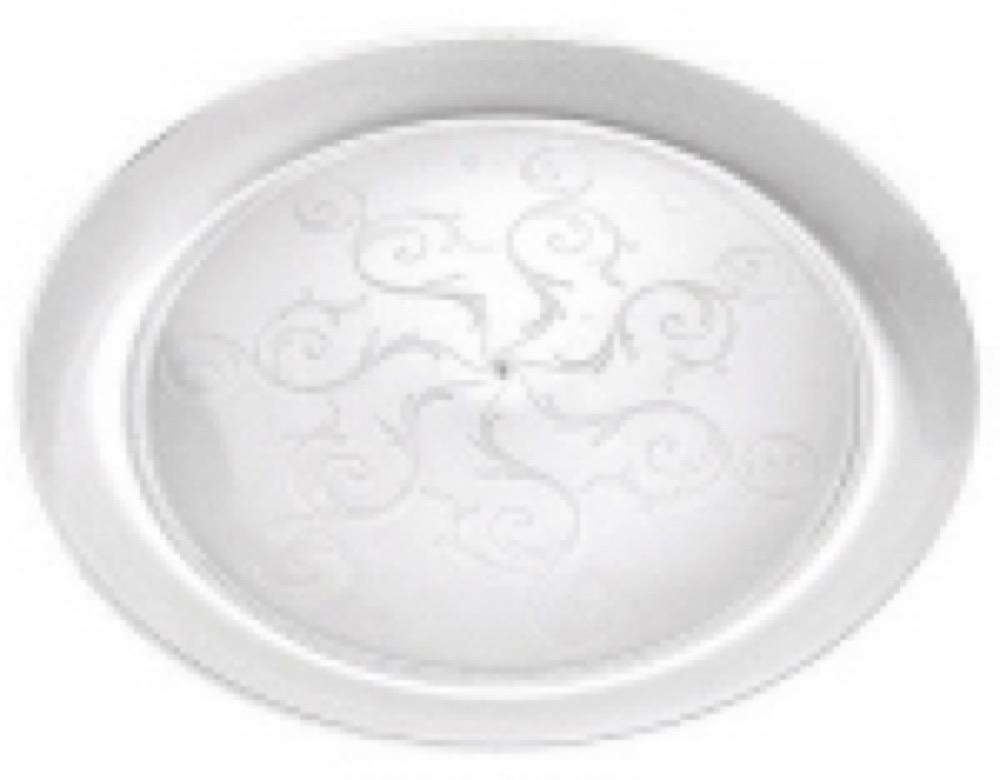 20CT 9" CLR Plas Plate